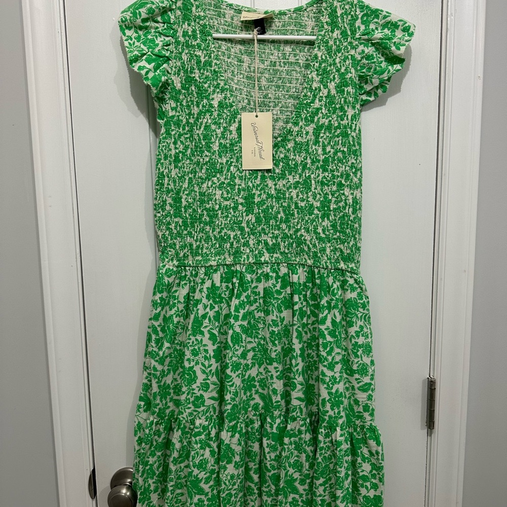 Universal Thread Green Floral Dress